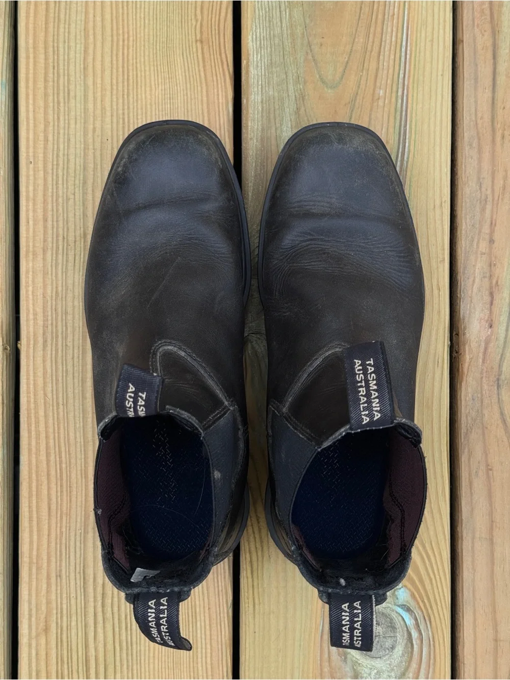 Blundstone Men's Black Chisel Toe Boots #068